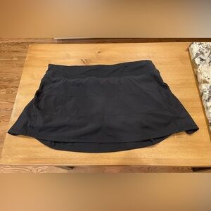 Lululemon Pace Rival Black Tennis Skirt